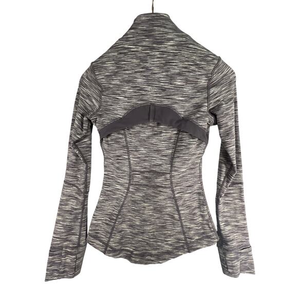 Lululemon Athletica Define Jacket Magnum Space Dye Gray Women's Zip Up Size 2 - Picture 2 of 9